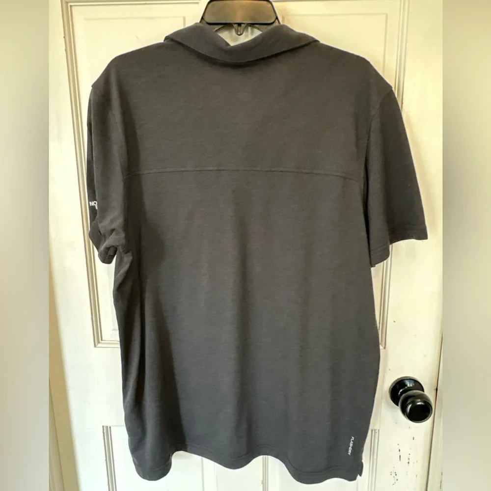 The North Face Men’s XL Gray Burgundy‎ Pocket Performance Polo Shirt FlashDry